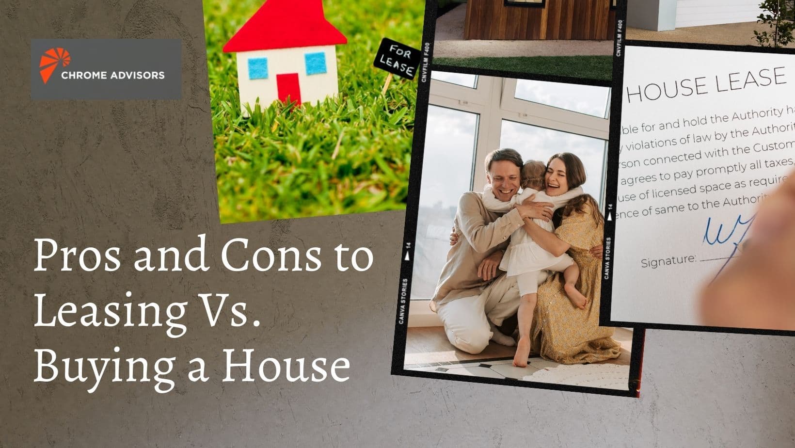 Pros and Cons to Leasing Vs. Buying a House